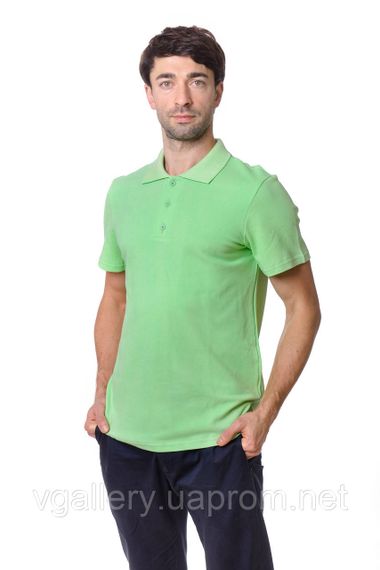 Футболка чоловіча ПЛО — Фісташкова з коротким рукавом XL
