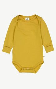 Дитяче боді для новонароджених Green Cotton 68 см Гірчичний (25111215)