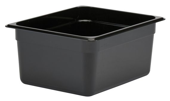 Гастроемкость Cambro GN 1/2 (325х265 мм) из поликарбоната, Черный, 150 мм