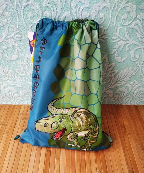 Сумка для взуття "Dinosaurs" 46 x 33 см | сумка для взуття для хлопчика | | Зображення 2