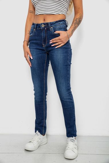 Джинси жіночі однотонні Skinny, колір синій, 244RNL2040 | Зображення 2