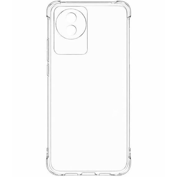 TPU чохол GETMAN Ease logo посилені кути Full Camera для Vivo Y02 Безбарвний (прозорий) | Зображення 6