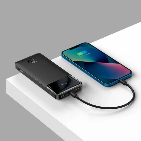 Портативна батарея Baseus Bipow Digital Display Fast Charge Power Bank 10000 mAh 20W | Зображення 4