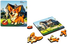 Сортер А6 "Веселий песик" Puz-88753 дерев'яний PuzzleOk