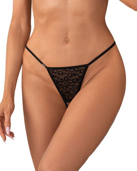 Набір трусиків із доступом Obsessive Bianca 2-pack crotchless thong L/XL Sex Aura | Зображення 2