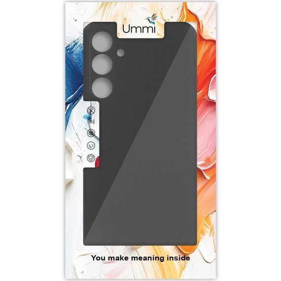 Чехол Silicone Cover Ummi Lakshmi Full Camera (AA) для Samsung Galaxy A36 5G Черный / Black | Зображення 2