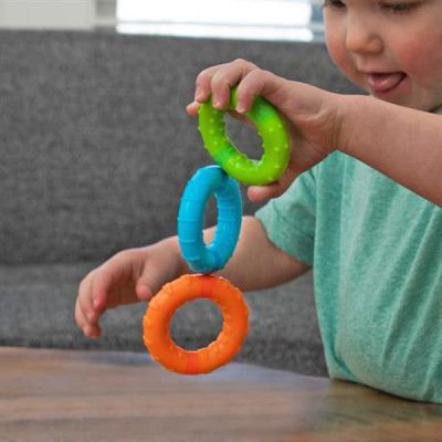 Развивающая игрушка Fat Brain Toys тактильная Магнитные кольца SillyRings 3 шт (F269ML) | Зображення 4