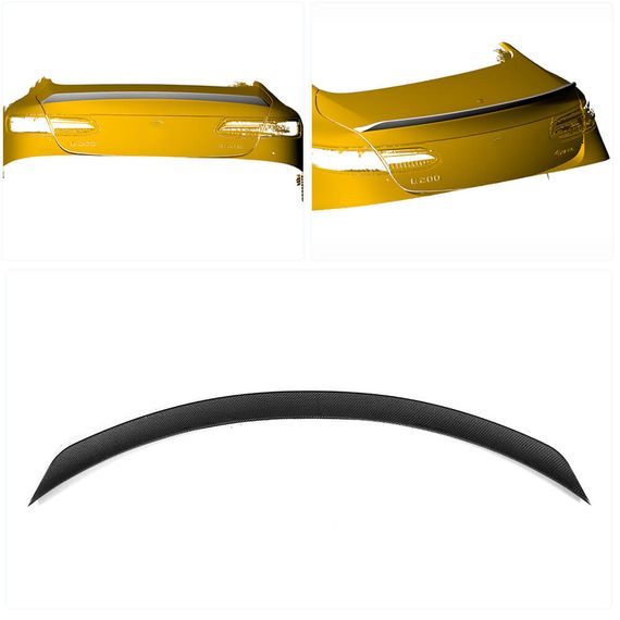 Спойлер V4 (Карбон) для Mercedes E-class coupe C238 2016-2024 рр | Зображення 1