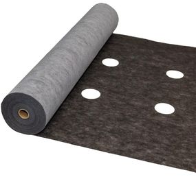 Агроволокно Shadow 50 г/м², 1,07х100 м, з перфорацією (2 отвори), чорно-біле (АВЧБП0001)