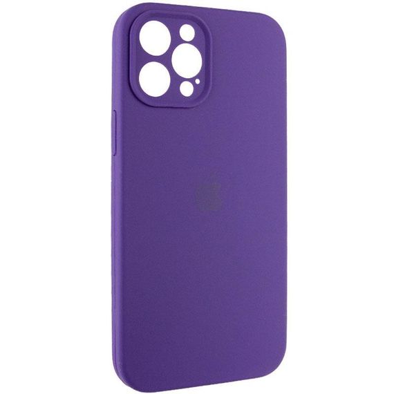 Чехол Silicone Case Full Camera Protective (AA) для Apple iPhone 14 Pro (6.1") Фиолетовый / Amethyst | Зображення 1