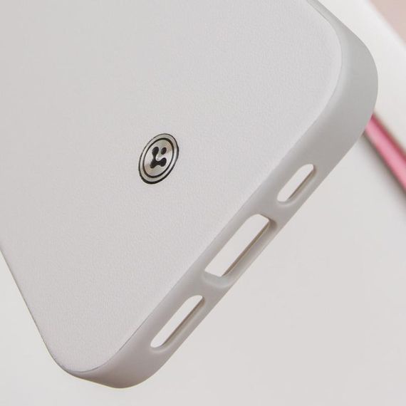 Чохол SGP PC+Leather with MagSafe для Apple iPhone 16 (6.1") Grey | Зображення 6