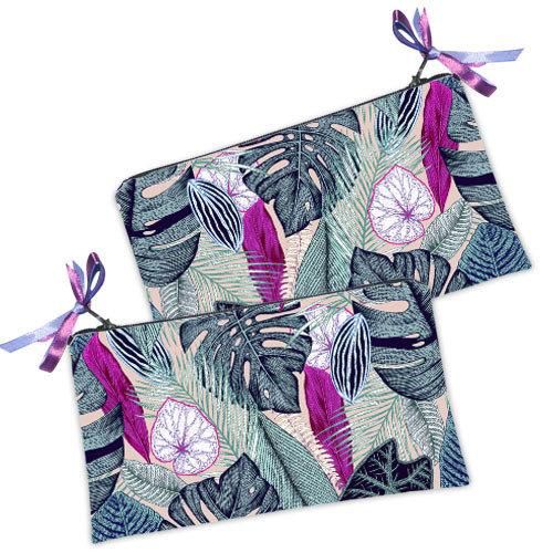 Косметичка жіноча Тропические листья 20х12 см (K_TRO027)