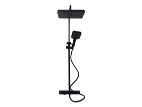 Душова система MILLZ зі змішувачем на 3 функції чорний MRS-AL-C40 (black)  1/5