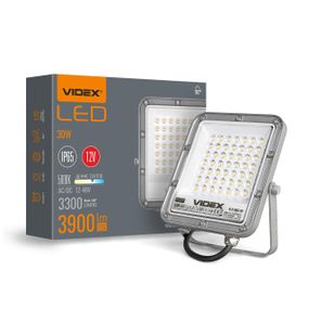 Світлодіодний прожектор PREMIUM VIDEX F2 30W 5000K AC/DC12-48V