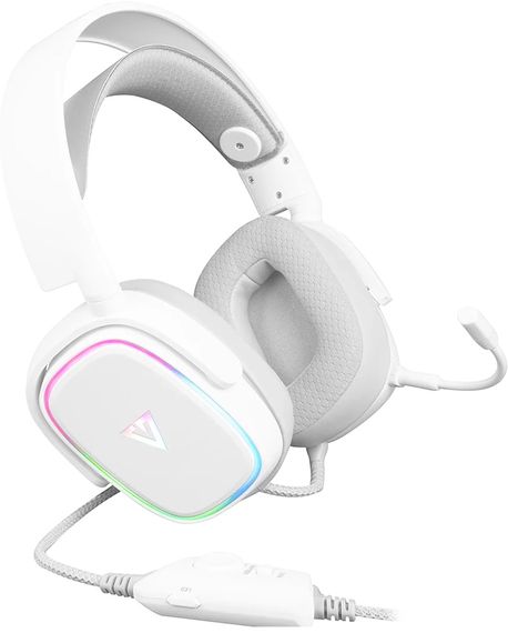 Ігрова гарнітура Modecom Volcano RGB Prometheus 7.1 White USB | Зображення 3