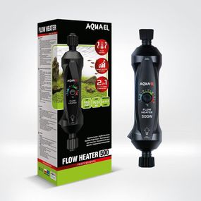 Обігрівач проточний Aquael Flow Heater 500 Вт з системою регулювання One Touch, 500 W