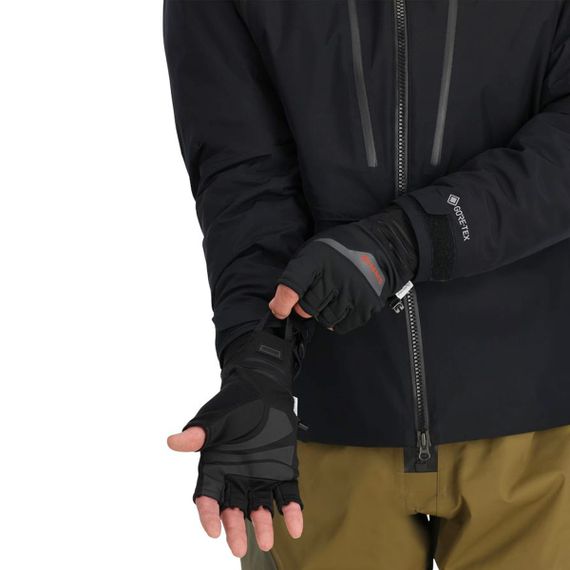 Рукавички Simms Windstopper Half Finger Glove Black L (13795-001-40) Рукавички зимові Рукавички для риболовлі | Зображення 3