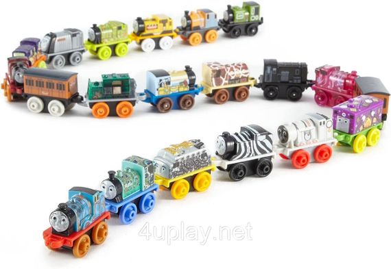 Игровой набор 20 мини-поездов Паровозик Томас и друзья. Thomas & Friends MINIS Toy Train 20 Pack Fisher-Price | Зображення 4