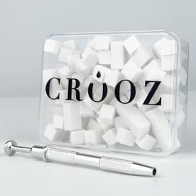 Скретч-ручка для маникюра с набором губок 100шт (для омбре, градиента) в боксе