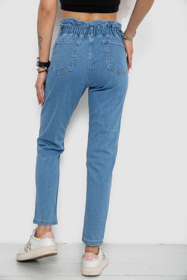Джинси жіночі Mom's, колір блакитний, 182R1478 | Зображення 3