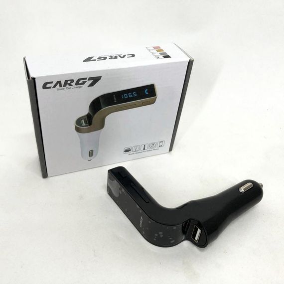 Блютуз фм передавач для автомагнітоли FM MOD G, Fm модулятор для автомобіля, Блютуз трансмітер ZG-890 для авто | Зображення 2