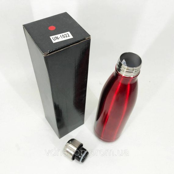 Термос для питної води туристичний UNIQUE UN-1022 500 мл, Термос питний туристичний KL-54 | Зображення 1