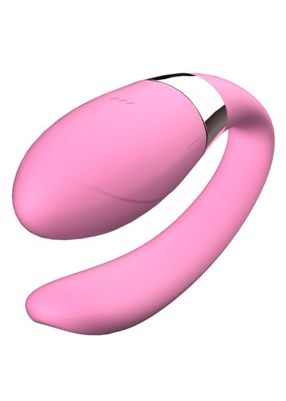 Вібратор для пар - V-Vibe Pink, USB, 7 Function, Remote Control | Зображення 2