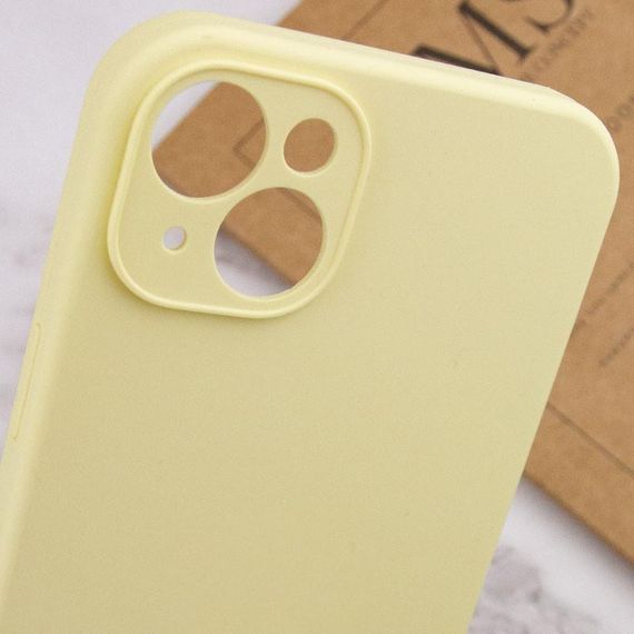 Чохол Silicone Case Full Protective (AA) NO LOGO для Apple iPhone 16 Plus (6.7") Жовтий / Mellow Yellow | Зображення 5