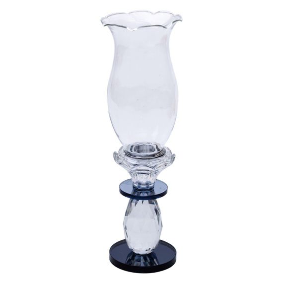 Подсвечник стеклянный 7×25.5 см подсвечник декоративный бокал на ножке HP-4-1S | Зображення 1