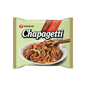 Локшина швидкого приготування з солодким чорним соєвим соусом Чачжан Chapaghetti Nongshim 140г 8801043157728