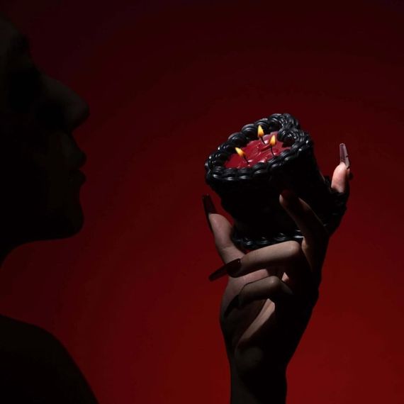 Свічка воскова UPKO Midnight Sweetie низькотемпературна, чорна, 270 гр Sex Aura | Зображення 7