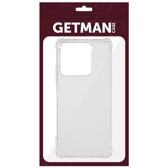 TPU чохол GETMAN Ease logo посилені кути для Huawei Honor X8a Безбарвний (прозорий) | Зображення 1