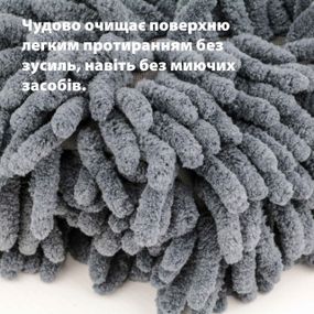 Рукавичка для миття та полірування автомобіля з мікрофібри 25х18 см.