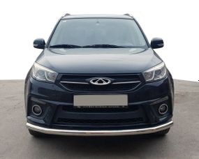Передняя защита ST008 (нерж) для Chery Tiggo III 2014-2024 гг