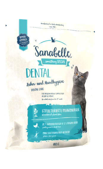 Sanabelle Dental Сухой корм для взрослых кошек с птицей 400 г