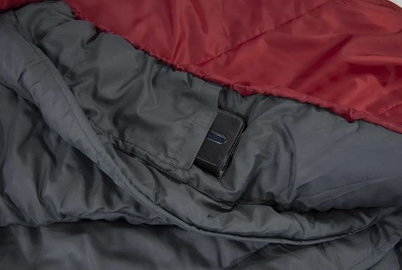 Спальний мішок High Peak TR 300/0°C Dark Red/Grey Left (23066) | Зображення 4