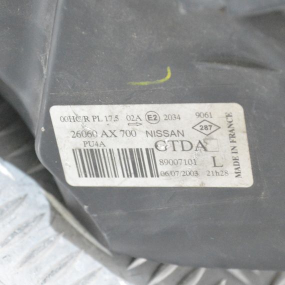 Фара ліва Nissan Micra K12 2003-2010 Фара передня ліва Ніссан Мікра К12 26060AX700 | Зображення 6