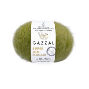 Super Kid Mohair № 64422 Gazzal Турецька пряжа для в'язання нитки кід мохер 64422