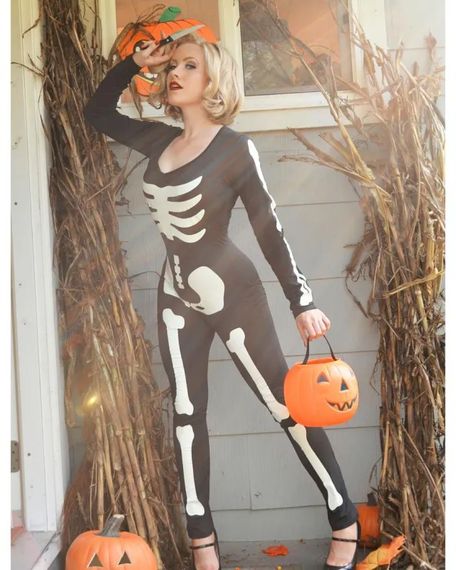 Костюм скелета, світиться у темряві Leg Avenue Womens Skeleton Bodysuit Halloween, розмір S | Зображення 7