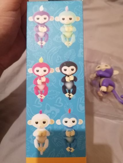 Мавпа інтерактивна на палець Happy Monkey Fingerlings quality рожева | Зображення 4