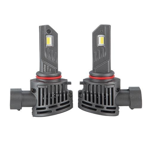 Лампи PULSO VO-HB3-HB4-HIR2/LED-chips Flip chip/9-16V/2*50W/6000Lm/6500K | Зображення 1