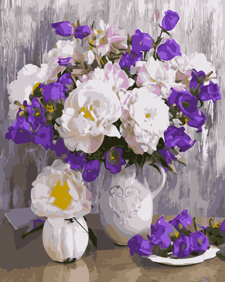 Картина по номерам. Art Craft "Квіткове різноманіття" 40х50 12109-AC