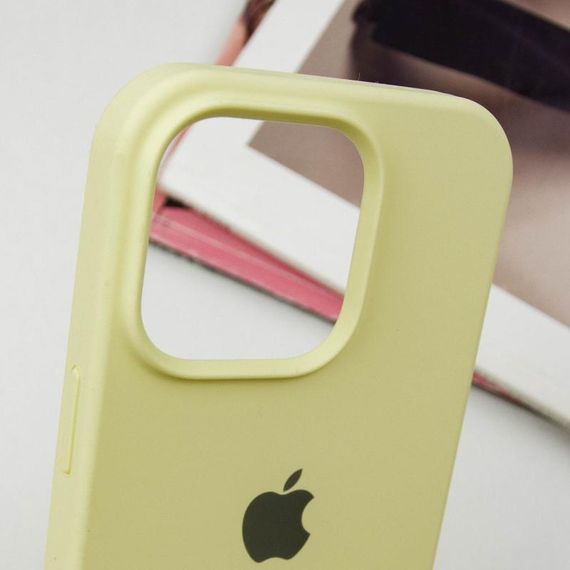 Чохол Silicone Case Full Protective (AA) для Apple iPhone 16 Pro Max (6.9") Жовтий / Mellow Yellow | Зображення 4