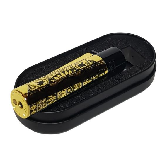 Зажигалка Металлическая В Подарочной Коробке “CLIPPER Weed Mandala Gold” | Зображення 3