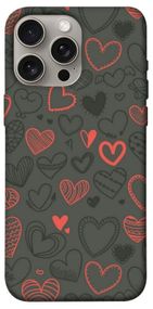 Чохол з картинкою Милі серця для Apple iPhone 15 Pro Max (6.7")