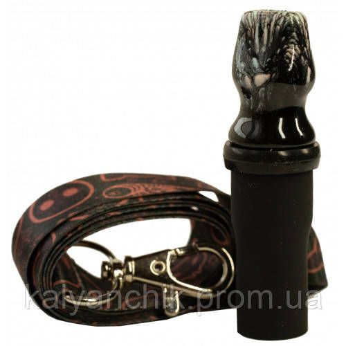 Персональний мундштук для кальяну GUSTO Чорнобілий No3