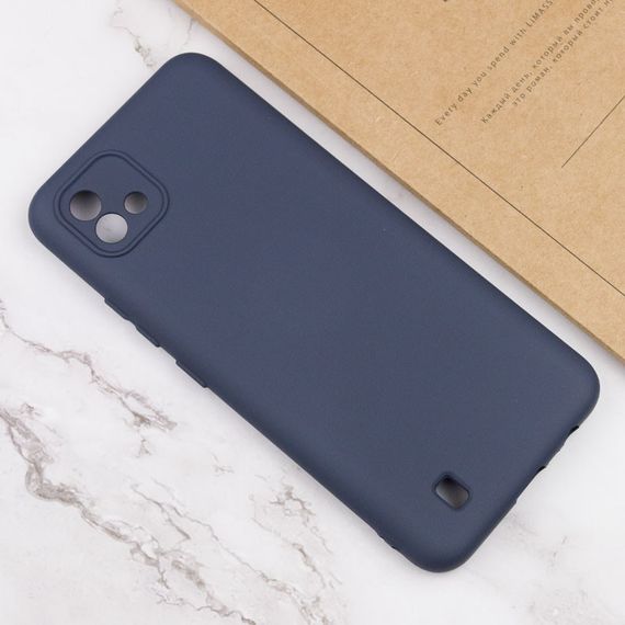 Чехол Silicone Cover Lakshmi Full Camera (A) для Realme C11 (2021) Синий / Midnight Blue | Зображення 3