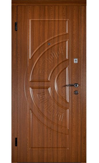 Двері вхідні Мега ПВХ Дуб золотий Б-18 Дуб золотий