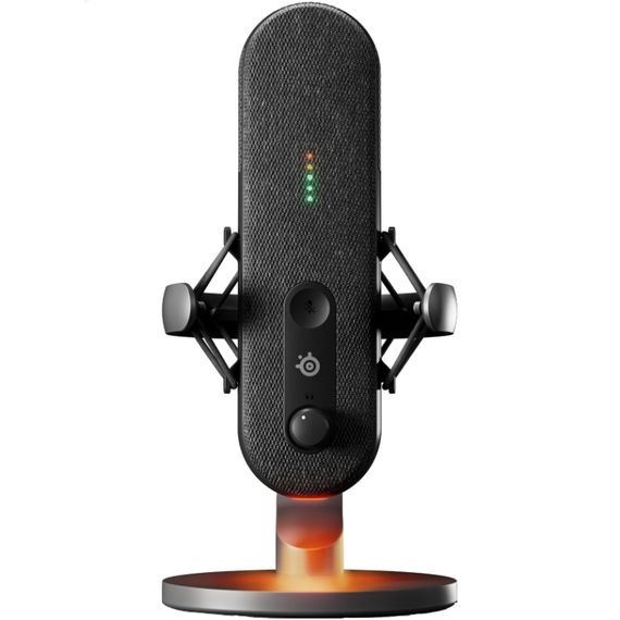 Ігровий стрім мікрофон SteelSeries Alias RGB USB 1" Capsule | Зображення 1