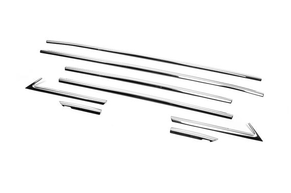 Нижні молдинги стекол OmsaLine (8 шт., нерж.) для Opel Crossland X | Зображення 1